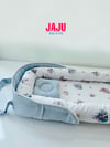 Jaju Baby Nest Çantalı Babynest Taşınabilir Anne Yanı Sevimli Balonlar Babynest