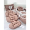 Jaju Baby Nest Gri Zikzaklı 8 Parça Babynest Set