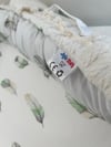Jaju Baby Nest Örgü kumaş Tüy Desenli Lüx Babynest