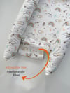 Jaju Baby Nest Premium Kahve Deri Çantalı Babynest Bebek Çantası Taşınabilir Anne Yanı Yatağı