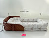 Jaju Baby Nest Premium Kahve Deri Çantalı Babynest Bebek Çantası Taşınabilir Anne Yanı Yatağı