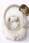 Jaju Baby Örgü Kumaş Cibinlik ve Oyuncak Aparatlı Lüx Tasarım Babynest