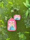 Jaju Baby Pembe Frozen Elsa Desenli Sırt Ve Beslenme Çantası