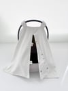 Jaju Baby Pembe ve Puantiye Kombinli Puset Örtüsü ve İç Kılıfı