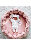 Jaju Baby Pudra Açılır - Kapanır Oyun Minderi Jaju-Babynest Bebek Yatağı