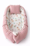 Jaju Baby Pudra Waffle Pike Kumaş Ceylan Tasarım Ponponlu Babynest