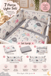 Jaju Baby Rainbow Tasarım Bebek Nevresim Takımı ve Kenar Koruma
