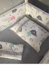 Jaju Baby Rainbow Tasarım Bebek Nevresim Takımı ve Kenar Koruma
