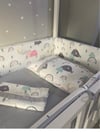 Jaju Baby Rainbow Tasarım Bebek Nevresim Takımı ve Kenar Koruma