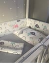 Jaju Baby Rainbow Tasarım Bebek Nevresim Takımı ve Kenar Koruma