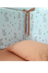Jaju Baby Tavşan Desenli Bebek Nevresim Takımı ve Kenar Koruma Set