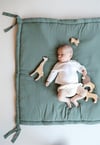 Jaju Baby Yeşil 120x120 Cm Kare Oyun Halısı / Oyun Matı
