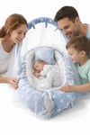 Mavi Yıldız Cibinlik Tül - Oyuncak Askılı Lüx Babynest - Güvenli Premium Babynest