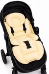 Sarı Lüks Bebek Arabası Minderi – Ergonomik Destekli – 80 x 38 cm