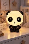 Sevimli Panda LED Gece Lambası 19x15 cm – 3 Kademeli Işık Ayarlı Çocuk ve Bebek Odası Lambası