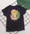 Siyah Jungle Animals Baskılı  Erkek Çocuk T-shirt