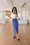 Drape Detaylı Anvelop Etek 4089