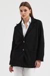 Düğmeli Basic Süet Blazer Ceket  6174
