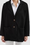 Düğmeli Basic Süet Blazer Ceket  6174