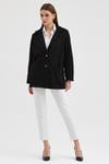 Düğmeli Basic Süet Blazer Ceket  6174
