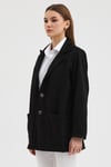 Düğmeli Basic Süet Blazer Ceket  6174