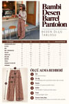 Elara Bambi Desenli Balon Pantolon   0159