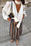 Elena Çizgili Pantolon 0148