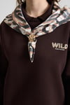 Eşarp Detaylı Oversize Sweatshirt 3498