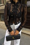 İrina Güpürlü Transparan Ceket  6212