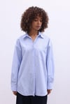 Miami Çizgili Oversize Gömlek 3305-08