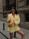 Modern Kesim Sırt Dekolteli Blazer Ceket 6198