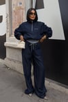 Nakış Detaylı Denim Takım  10376