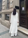 Zr Model Bluz Pantolon Hırka Premium Üçlü Takım - Beyaz