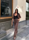 Zr Model Bomber Ceket Pantolon Premium İkili Takım - Kahve
