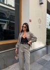 Zr Model Bomber Ceket Pantolon Premium İkili Takım - Haki