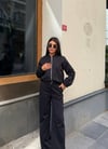 Zr Model Bomber Ceket Pantolon Premium İkili Takım - Siyah
