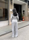 Zr Model Buzi Garnili Premium Üçlü Takım - Gri