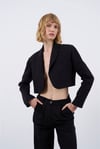 Zr Model Ceket Pantolon Premium Keten Takım - Siyah