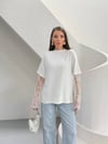 Zr Model Dantel Kol Premium Modal Bluz  - Beyaz