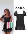 Zr model full gipeli elbise - SİYAH
