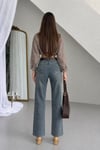 Zr Model Kemer Detay Premium Jean Pantolon - Multi