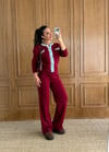 Zr Model Kot Garnili Premium Triko Takım - Bordo
