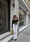 Zr model omuz detay tasarım triko - HAKİ
