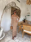 Zr Model Püskül Detay Premium Örme Takım - Kahve