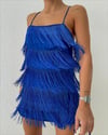 Zr model saçaklı elbise  - SAKS