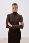 Zr Model Tam Balıkçı Premium Triko - Kahve