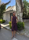Zr Model Yelek Bermuda Pantolon Premium Takım - Mürdüm