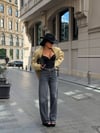 Zr Model Yüksek Bel Premium Jean Pantolon - Füme