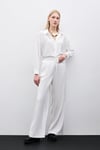 Zr Model Zebra Desen Premium Salaş Pantolon  - Ekru