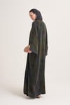 BEREN CUPRO ABAYA & SCARF-GREEN MIX